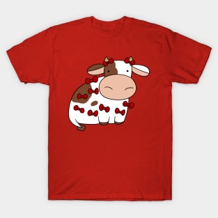 Cow Covered in Bows T-Shirt